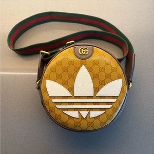 Gucci Brown Leather Crossbody Bag